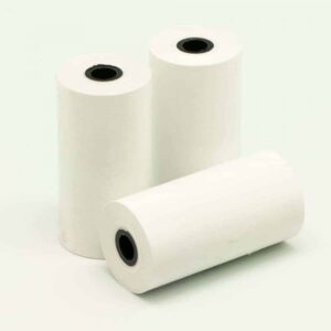 Thermorollen 57x30x8 mm voor digitale tachografen. Duidelijke afdrukken, compact formaat en geleverd per drie rollen. Thermische Tachograafrollen 57x30x8 MM
