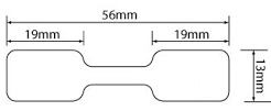 Juweliers Etiketten – 55x13 MM Zebra 8000d - Afbeelding 3