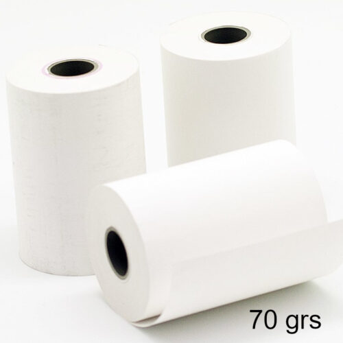 Thermische printrollen 57x40x12, 70grs 50 rollen per doos - Afbeelding 2