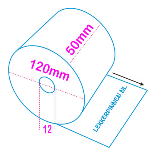 DIGI SM70 Thermorollen CoatingInside - Weegschaalrollen - Afbeelding 3